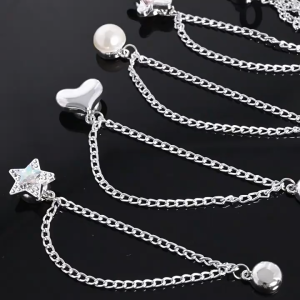 AI -C1289 Pin Hijab Aksesoris Pin Lencana Jas Blazer / Bros Rantai Magnet Elegan Bentuk Lucu