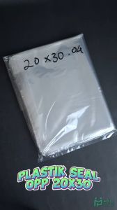 Plastik Seal OPP 20x30 (100 lembar) / Plastik Seal 20 x 30 Bening Lem Rekat Kaos Anak Hijab Topi