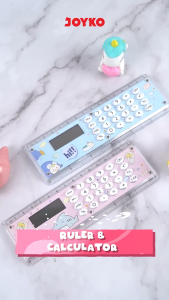 JOYKO Ruler Calculator Penggaris Kalkulator RL-CC73