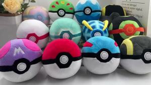 Bandai | 12Cm Pokémon Master Ball Great Ball Ultra Ball Đồ Chơi Sang Trọng Thú Nhồi Bông Mềm Ba Lô Mặt Dây Chuyền Hoạt Hình Trang Trí Cho Mọi Lứa Tuổi