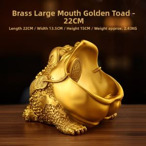 WEIZHEN | Money Attracting Golden Toad Statue