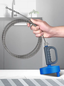 ที่ลวงท่อ ไม้ลวงท่อตัน แก้ปัญหาท่ออุดตัน ที่ลดปัญหาเรื่องท่อระบบน้ำอุดตัน มี2ขนาดให้เลือก 5-10เมตร