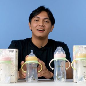 Kelinci Motif Susu Oberni Botol Bayi Anti-perut Kembung BPA Free