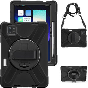 Smart Case For XiaoMi Pad 5 6 Pro 11 Inch Mi Pad 7 / 7 Pro 11.2" Heavy Duty Rugged Shockproof Cover Shell With Shoulder Strap