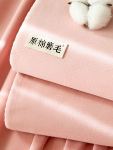 Thickened Pure Cotton Flannel Bed Sheet Set of Three for Students Autumn Winter Single Bed Quilt Cover Pillowcase in Jiangsu