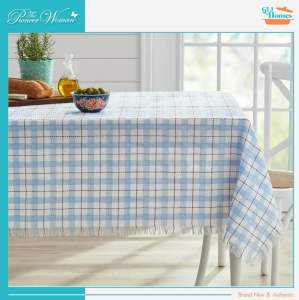 The Pioneer Woman Daisy Woven 60-IN W x 84-IN L Rectangle Tablecloth Table Cloth