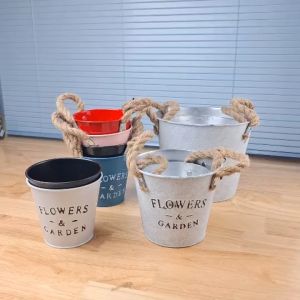 กระถางต้นไม้ กระถางตกแต่งบ้าน สไตล์มินิมอล ขนาด 100x110x75 มม.