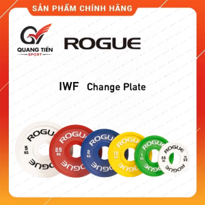 Tạ bánh cao su ROGUE cao cấp mini lỗ 50 nhập khẩu (1 cặp)