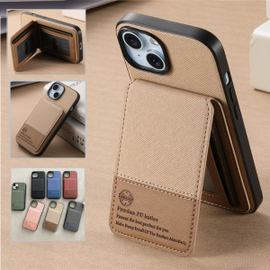 RFID Case For OnePlus 13 13R Ace 5 Pro Finish Casing Wallet Leather Cloth Card Holder Cover