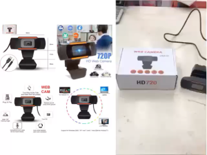 Webcam Laptop HD 720p Autofocus / Web Camera Desktop Laptop USB