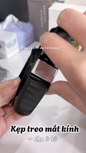 Kẹp Treo Cố Định Mắt Kính Mát Trong Ô Tô Đa Năng Giá Đỡ Kẹp Thẻ Gắn Tấm Che Nắng Xe Hơi