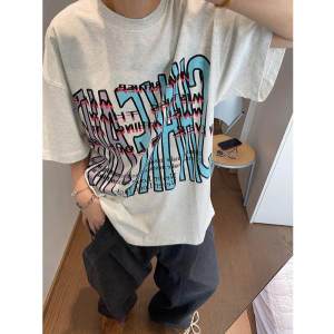 PAZHAOLANG | Street Style Graffiti Letter Print T-Shirt