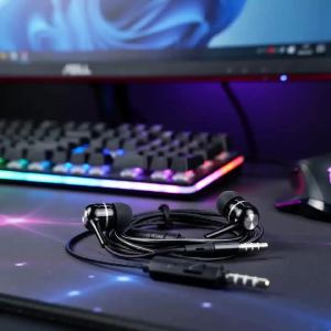 S12 In Ear Wired Earphone 3.5mm Headset HIFI Heavy Bass Earbuds Monitor Sports Headset Music Gaming Headphone With Microphone