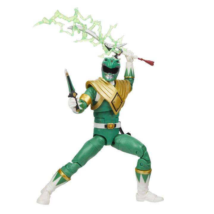 Power Rangers Lightning Collection Mighty Morphin MMPR Green Ranger 6 ...