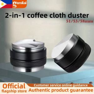Gemilai Coffee Powder Dispenser Stainless Steel Powder Dispenser Italian Powder Hammer 51/53/58mm Self Gravity Powder Dispenser