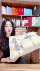 3 in 1 Coral Velvet Towel Set Microfiber Absorbent Bath & Face Towel with Gift Box for Gift Home Use