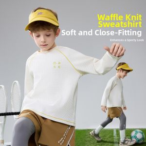 Ask Junior | Kids Hacci Knit Breathable Hoodie Long Sleeve