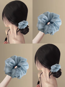 Phụ Kiện Tóc Lisa Spring Soft! Mới Cỡ Lớn Khăn Quấn Tóc Phụ Kiện Tóc Đa Năng Cho Phụ Nữ Phụ Kiện Tóc Đuôi Ngựa