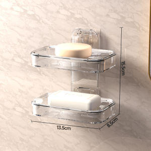 Hộp Đựng Xà Phòng Dung Tích Lớn Di Động Có Nắp Đậy Đựng Xà Phòng Giặt Đồ Dùng Vệ Sinh Cá Nhân Phong Cách Bắc Âu Màu Trơn