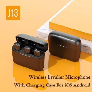 Xiaomi J13 Wireless Microphone One For Two 2.4G Radio Noise Reduction Mobile Phone Interview Lava