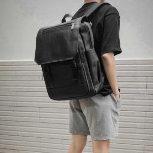 Balo da nam công sở balo da nam cao cấp đựng laptop BA001