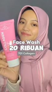 Sabun Cuci Muka Collagen 701 dengan Vit C & E Facial Foam 100ml Original BPOM