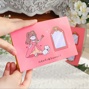 3D Pop Up Card Magic Mirror 3D Pop Up Greeting Cards With Envelope Surprise Gifts For Mothers Day Valentines Day Birthday Wishes Holiday Goddesss Dayv