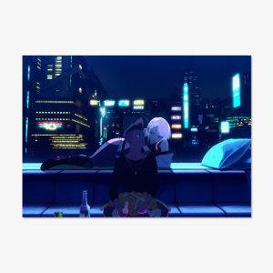 Cyberpunk Edgerunners Anime Tường Thảm Polyester Hình Chữ Nhật Phòng Chơi Game Ký Túc Xá Trang Trí Phòng Ngủ Thẩm Mỹ Treo Tác Phẩm Nghệ Thuật
