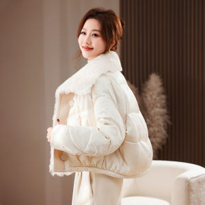 MANWUJINGLING | High-end Short Flap Collar -style Women Jacket