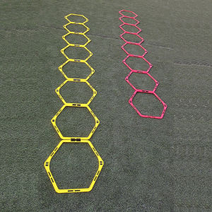 Jumpfit Football Training Hexagonal Ladder Separates Agility Training Ring Kids Physical Fitness Training Household Fitness Exercise