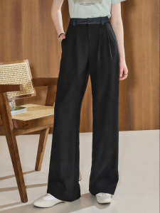 KUHNMARVIN | Quần Jeans Nữ Đùi Thẳng Thiết Kế Eo Sạch