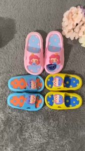 IBB Sendal anak laki laki dan perempuan motif bintang warna pastel slop anti licin nyaman empuk cocok untuk jalan harian simple kualitas premium lucu terbaru kekinian 5050-04