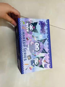 NEW Kuromi Makeup Toys for Kids Girls Real Makeup Kit Melody Makeup Toy Set Washable Non-toxic