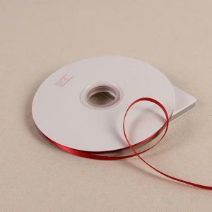 100Yards/91Meters/Roll Maroon Polyester Ribbon 6/10/12/15/20/25/38MM Silk Satin Ribbons Wedding Xmas Gift Cake Wrap DIY Material