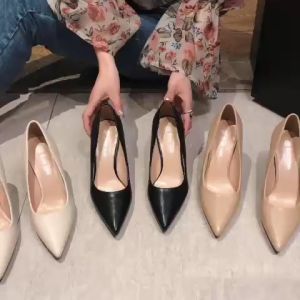 Mẫu A14_ Giày cao gót nhọn gót cao 7cm_9p siêu cá tính tôn dáng.mẫu giày công sở nữ siêu đẹp