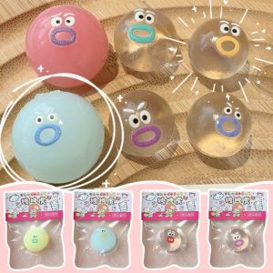 Mini Cartoon Squeezing Transparent Toy Release Stress Silicone Slow Springback Soft Stress Relief Pinch Toy Dolls Figure Model