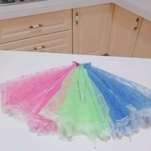 Pop Up Collapsible Round Breathable Lace Dishes Protector Dust-proof Flies-proof Mesh Food Cover for Kitchen Food Cake Snacks