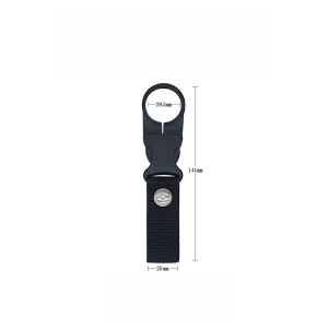 Nylon Water Bottle Hanging Buckle Portable Beverage Bottle Holder for Backpack Belt Camping Accessories