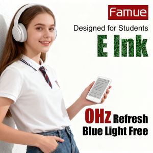 Famue | Máy Nghe Nhạc MP3 Màn Hình E-Ink 64GB Dành Cho Sinh Viên 2026 Hỗ Trợ FLAC/APE Không Mất Dữ Liệu Không Ánh Sáng Xanh Đèn Nền Tích Hợp Thời Lượng Pin 75 Giờ Có Chức Năng Ghi Âm