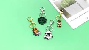 Bandai | Star War Keychain C-3PO Imperial Stormtrooper Robot Keyrings for Car Bag Charm Fashion Decoration Accessories