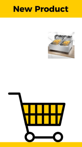 Kris 2x5.5Liter Deep Fryer Electric Grey Alat Goreng Penggorengan Dengan Listrik 2 Tangki Warna Abu-abu Kualitas Food Grade