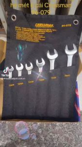 10-19mm Bộ cờ lê vòng miệng hệ -mét 6 cái Crossman 96-079