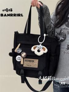 Retro Canvas Student Crossbody Bag Boys Tutoring Handheld Book Bag Teenagers Youth High School Students Study Bag