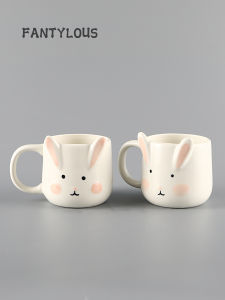 High Capacity Ceramic Mugs  Style Breakfast Milk Cereal Cup Heat Resistant Underglaze Color Tea Water Cup with Large Capacity