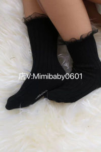 2023 Fall and Winter New Arrival Original Import Yarn French Classy Boneless Medium Short for Boys and Girls Stockings-20 In Stock
