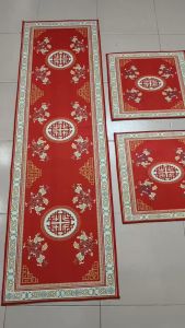 Thảm Trải Ghế Nỉ Bali 5D Đệm Trải Ghế Bộ 3 món Một Dài + 2 Ngắn