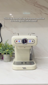 Russell Taylors 20 Bar Espresso Coffee Machine Retro Style Coffee Maker EM2