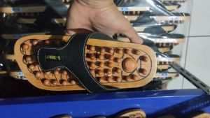 Feyza Shop Sandal Jepit Rematik Kayu sendal kesehatan sendal akupuntur sendal rematik