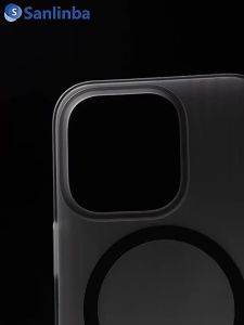 Corrugated Pattern For  Magnetic Wireless Charge Case compatible For iPhone 16 15 14 13 12 16ProMax Non-slip Bumper Hard PC Matte Cover