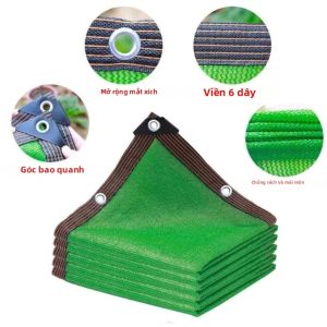 Lưới Che Nắng Ngoài Trời Chống Tia UV Che Phủ Cây Trồng Cho Vườn Sân Hồ Bơi Ban Công - Vải Che Nắng HDPE Không Chống Thấm Nước
